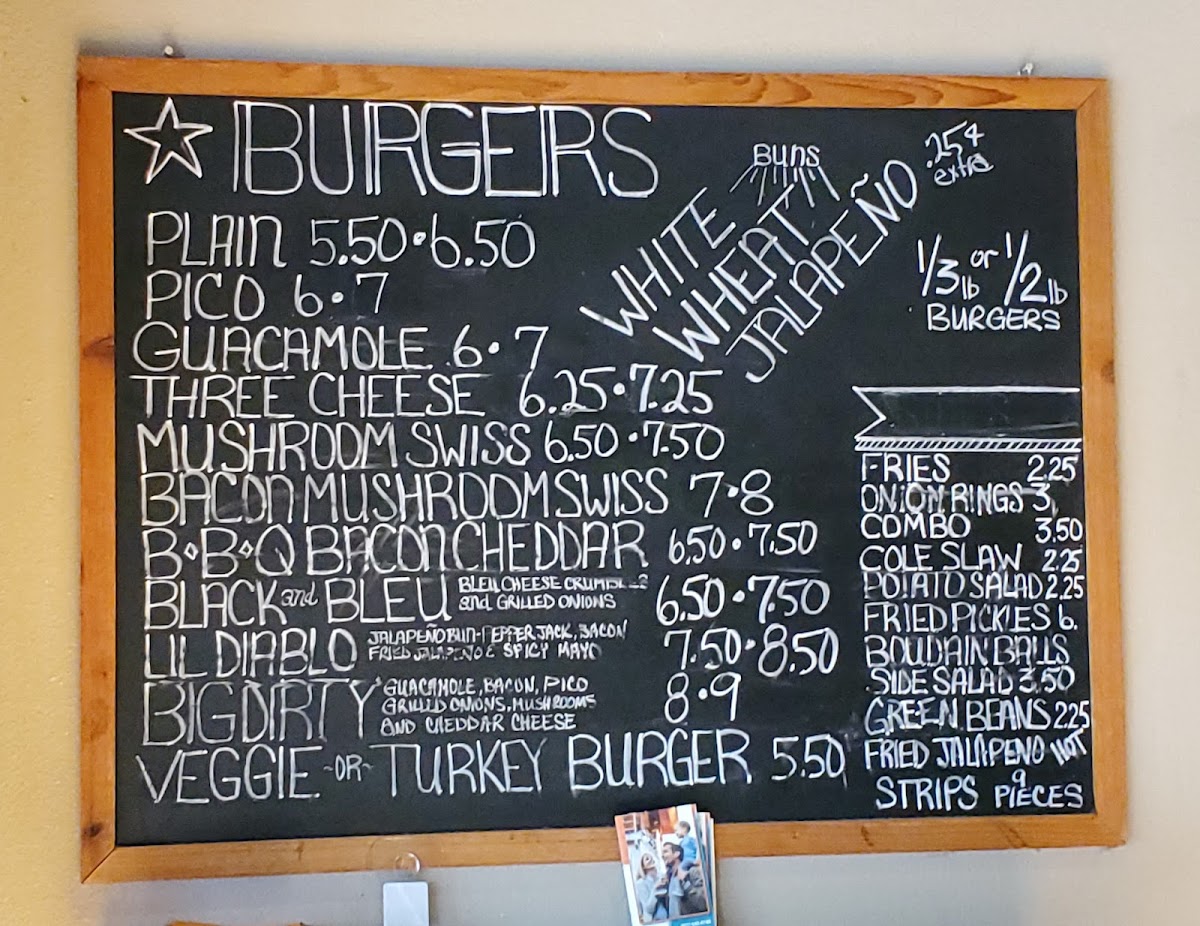 Jax Hamburgers Menu - Image 4
